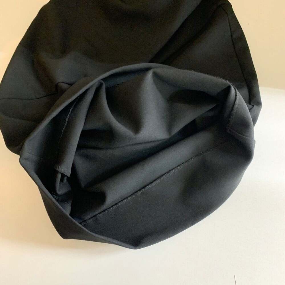 Diane Von Furstenberg Dress Womens 0 Black Bevin Ruched Crepe Sheath Side Zip - Picture 13 of 16